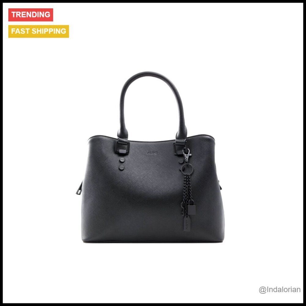 Chic Tote Bag Synthetic Faux Leather Minimal Elegant Everyday Carry Adjustable
